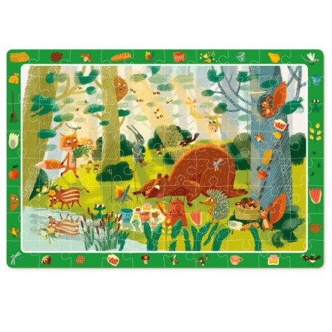 PUZZLE OBSERWACYJNE MAGICZNY LAS 80 ELEMENTÓW KOLOROWA UKŁADANKA DLA DZIECI DODO PUZZLE OBSERWACYJNE MAGICZNY LAS 80 ELEMENTÓW KOLOROWA UKŁADANKA DLA DZIECI DODO