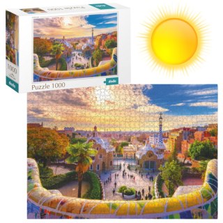PUZZLE PARK GUELL W BARCELONIE 1000 ELEMENTÓW DO UŁOŻENIA DLA CAŁEJ RODZINY DODO
