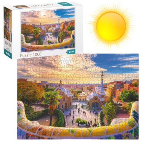 PUZZLE PARK GUELL W BARCELONIE 1000 ELEMENTÓW DO UŁOŻENIA DLA CAŁEJ RODZINY DODO PUZZLE PARK GUELL W BARCELONIE 1000 ELEMENTÓW DO UŁOŻENIA DLA CAŁEJ RODZINY DODO