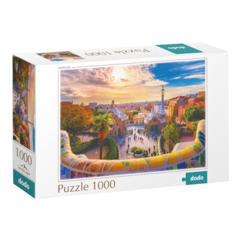 PUZZLE PARK GUELL W BARCELONIE 1000 ELEMENTÓW DO UŁOŻENIA DLA CAŁEJ RODZINY DODO PUZZLE PARK GUELL W BARCELONIE 1000 ELEMENTÓW DO UŁOŻENIA DLA CAŁEJ RODZINY DODO