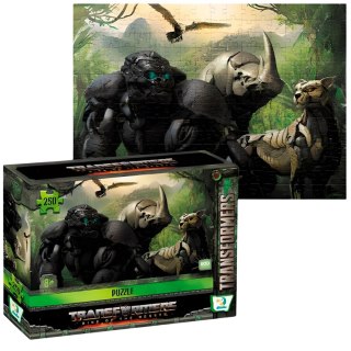 PUZZLE TRANSFORMERS 250 ELEMENTÓW POWŁOKA SOFT TOUCH UKŁADANKA DLA DZIECI DODO