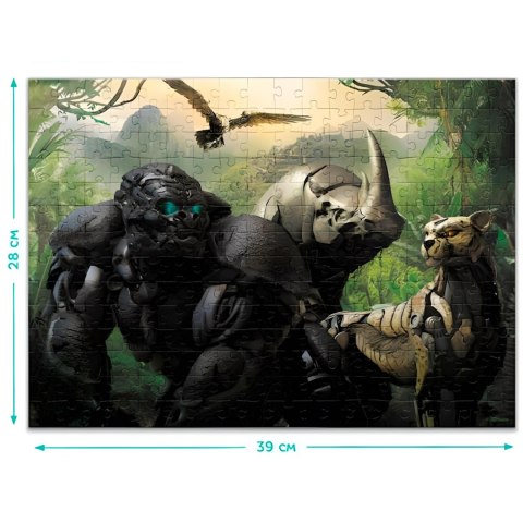 PUZZLE TRANSFORMERS 250 ELEMENTÓW POWŁOKA SOFT TOUCH UKŁADANKA DLA DZIECI DODO