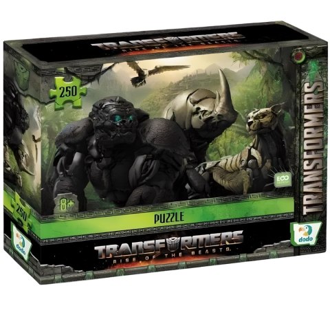 PUZZLE TRANSFORMERS 250 ELEMENTÓW POWŁOKA SOFT TOUCH UKŁADANKA DLA DZIECI DODO