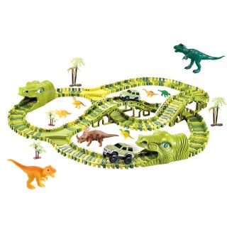 TOR WYŚCIGOWY DINOZAUR XXL DINO PARK TOR PRZESZKÓD DINOZAURY ZESTAW IMPORT PRONICE