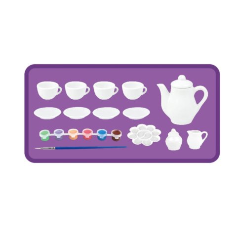 ZESTAW DO HERBATY KAWY DO MALOWANIA CERAMICZNY GIPSOWY DLA DZIECI KREATYWNY IMPORT PRONICE ZESTAW DO HERBATY KAWY DO MALOWANIA CERAMICZNY GIPSOWY DLA DZIECI KREATYWNY IMPORT PRONICE