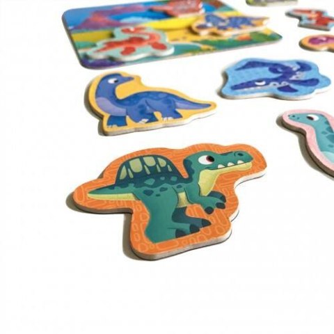 ZESTAW MAGNETYCZNY DINOZAURY Z TABLICĄ MAGNESY UKŁADANKA ROTER KAFER ROTER KAFER ZESTAW MAGNETYCZNY DINOZAURY Z TABLICĄ MAGNESY UKŁADANKA ROTER KAFER ROTER KAFER