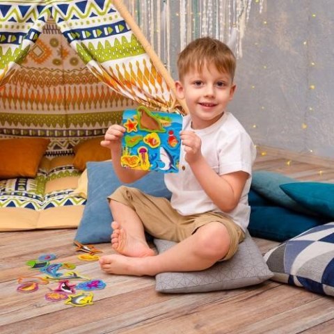 ZESTAW MAGNETYCZNY MORSKIE ŻYCIE Z TABLICĄ MAGNESY UKŁADANKA ROTER KAFER ROTER KAFER ZESTAW MAGNETYCZNY MORSKIE ŻYCIE Z TABLICĄ MAGNESY UKŁADANKA ROTER KAFER ROTER KAFER