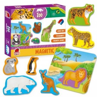 ZESTAW MAGNETYCZNY ZOO Z TABLICĄ MAGNESY UKŁADANKA ROTER KAFER ROTER KAFER