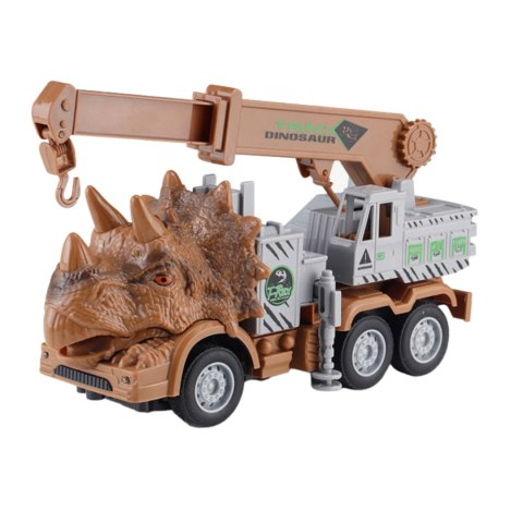 AUTO SAMOCHÓD CIĘŻARÓWKA ZDALNIE STEROWANA DINOZAUR DUŻA HAK ŚWIATŁO DŹWIĘK IMPORT PRONICE