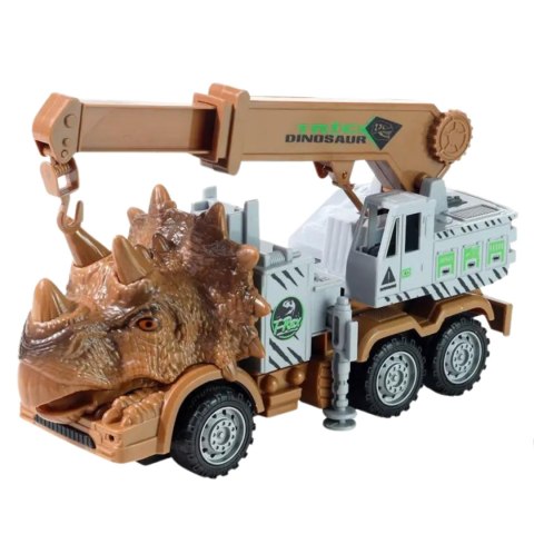 AUTO SAMOCHÓD CIĘŻARÓWKA ZDALNIE STEROWANA DINOZAUR DUŻA HAK ŚWIATŁO DŹWIĘK IMPORT PRONICE