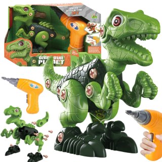 DINOZAUR DO SKRĘCANIA Z WKRĘTARKĄ ZRÓB TO SAM ZESTAW MAŁEGO MAJSTERKOWICZA IMPORT PRONICE