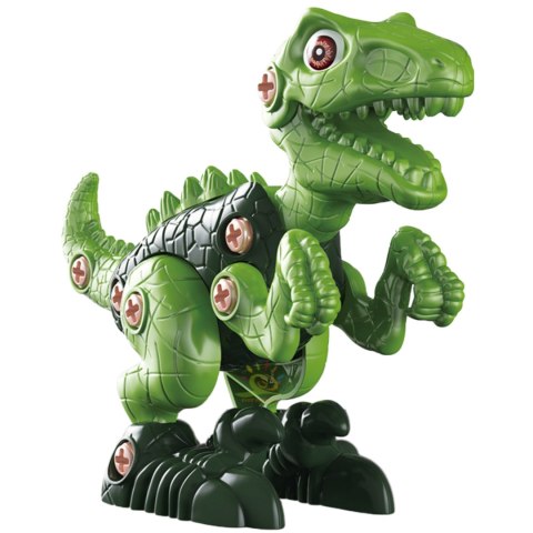 DINOZAUR DO SKRĘCANIA Z WKRĘTARKĄ ZRÓB TO SAM ZESTAW MAŁEGO MAJSTERKOWICZA IMPORT PRONICE
