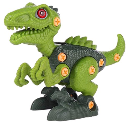 DINOZAUR DO SKRĘCANIA Z WKRĘTARKĄ ZRÓB TO SAM ZESTAW MAŁEGO MAJSTERKOWICZA IMPORT PRONICE