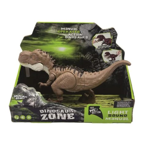 INTERAKTYWNY DINOZAUR FIGURKA CHODZI RUSZA SIĘ RYCZY EFEKTY DŹWIĘKOWE IMPORT PRONICE