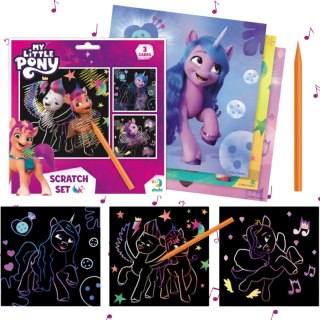 ZDRAPKA ARTYSTYCZNA MY LITTLE PONY MALOWANIE METODĄ SCRATCH DLA DZIECI DODO