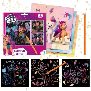 ZDRAPKA ARTYSTYCZNA MY LITTLE PONY ZESTAW DO MALOWANIA METODĄ SCRATCH DODO