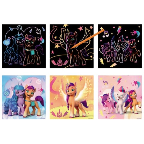 ZDRAPKA ARTYSTYCZNA MY LITTLE PONY ZESTAW DO MALOWANIA METODĄ SCRATCH DODO