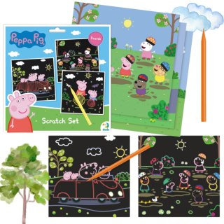 ZDRAPKA ARTYSTYCZNA ŚWINKA PEPPA MALOWANIE METODĄ SCRATCH DLA NAJMŁODSZYCH DODO