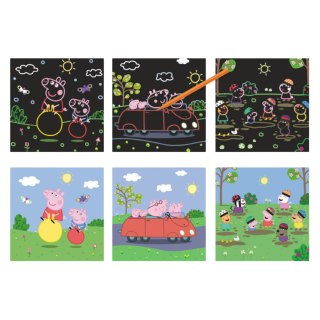 ZDRAPKA ARTYSTYCZNA ŚWINKA PEPPA MALOWANIE METODĄ SCRATCH DLA NAJMŁODSZYCH DODO