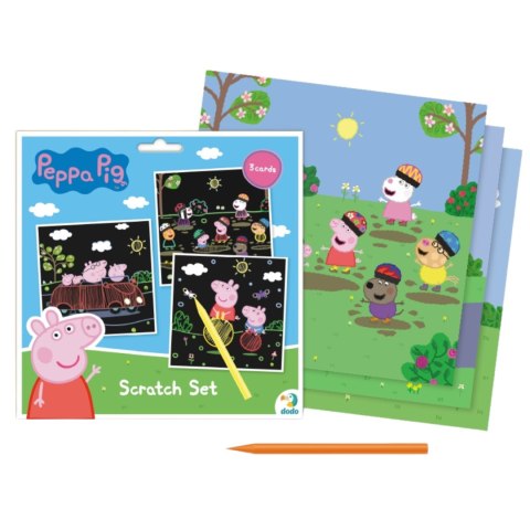 ZDRAPKA ARTYSTYCZNA ŚWINKA PEPPA MALOWANIE METODĄ SCRATCH DLA NAJMŁODSZYCH DODO ZDRAPKA ARTYSTYCZNA ŚWINKA PEPPA MALOWANIE METODĄ SCRATCH DLA NAJMŁODSZYCH DODO