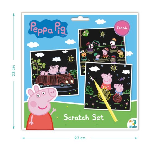 ZDRAPKA ARTYSTYCZNA ŚWINKA PEPPA MALOWANIE METODĄ SCRATCH DLA NAJMŁODSZYCH DODO ZDRAPKA ARTYSTYCZNA ŚWINKA PEPPA MALOWANIE METODĄ SCRATCH DLA NAJMŁODSZYCH DODO