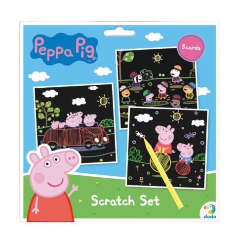 ZDRAPKA ARTYSTYCZNA ŚWINKA PEPPA MALOWANIE METODĄ SCRATCH DLA NAJMŁODSZYCH DODO ZDRAPKA ARTYSTYCZNA ŚWINKA PEPPA MALOWANIE METODĄ SCRATCH DLA NAJMŁODSZYCH DODO
