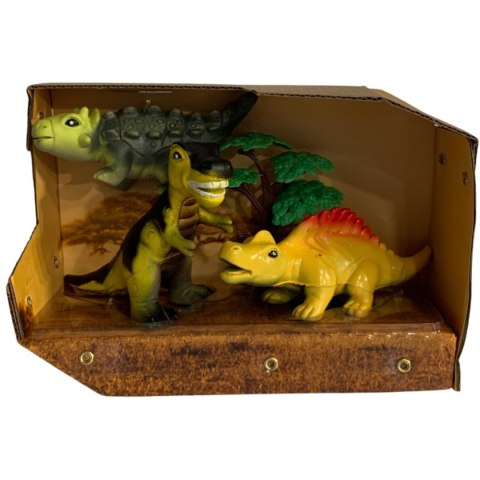 ZESTAW 3 DINOZAURÓW TRZY FIGURKI RÓŻNE RODZAJE DRZEWKO ZESTAW DLA DZIECI IMPORT PRONICE ZESTAW 3 DINOZAURÓW TRZY FIGURKI RÓŻNE RODZAJE DRZEWKO ZESTAW DLA DZIECI IMPORT PRONICE