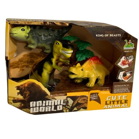 ZESTAW 3 DINOZAURÓW TRZY FIGURKI RÓŻNE RODZAJE DRZEWKO ZESTAW DLA DZIECI IMPORT PRONICE ZESTAW 3 DINOZAURÓW TRZY FIGURKI RÓŻNE RODZAJE DRZEWKO ZESTAW DLA DZIECI IMPORT PRONICE