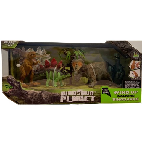 ZESTAW 4 DINOZAURY ZESTAW DINOZAURÓW DO ZABAWY JEDEN NAKRĘCANY DRZEWKO IMPORT PRONICE ZESTAW 4 DINOZAURY ZESTAW DINOZAURÓW DO ZABAWY JEDEN NAKRĘCANY DRZEWKO IMPORT PRONICE