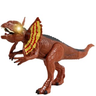 ZESTAW 4 FIGUREK DINOZAURÓW 2 DRZEWKA EFEKTY DŹWIĘKOWE I ŚWIETLNE IMPORT PRONICE