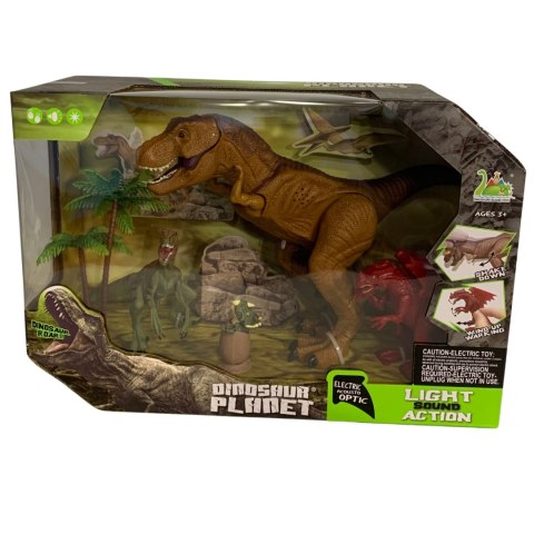 ZESTAW 4 FIGUREK DINOZAURÓW 2 DRZEWKA EFEKTY DŹWIĘKOWE I ŚWIETLNE IMPORT PRONICE ZESTAW 4 FIGUREK DINOZAURÓW 2 DRZEWKA EFEKTY DŹWIĘKOWE I ŚWIETLNE IMPORT PRONICE