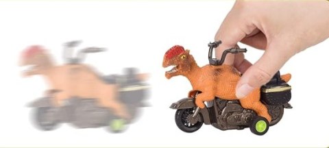 ZESTAW AUTO DINOZAUR INTERAKTYWNY TRANSPORTER QUADY MOTORY ZWIERZĘTA LED IMPORT PRONICE