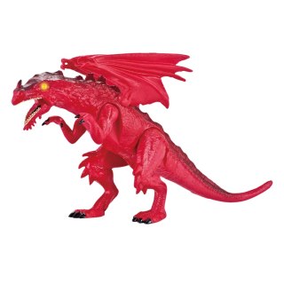 ZESTAW DINOZAURÓW 4 FIGURKI 2 DRZEWKA EFEKTY DŹWIĘKOWE I ŚWIETLNE IMPORT PRONICE