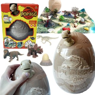 ZESTAW MEGA JAJO DINOZAURA NIESPODZIANKA FIGURKI DNOZAURÓW MATA IMPORT PRONICE