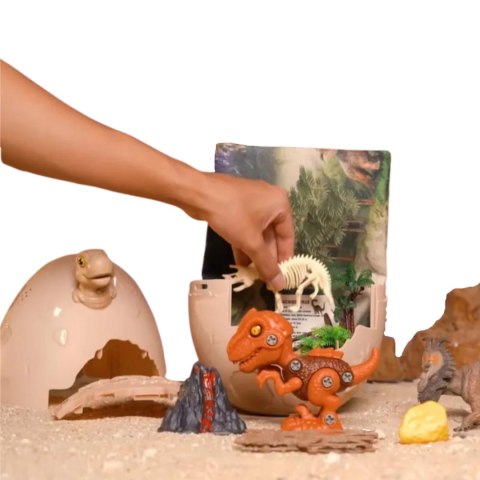 ZESTAW MEGA JAJO DINOZAURA NIESPODZIANKA FIGURKI DNOZAURÓW MATA IMPORT PRONICE