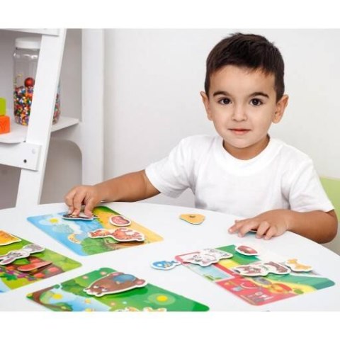 GRA EDUKACYJNA Z RZEPAMI KTO CO JE ZESTAW PLANSZE FIGURKI ROTER KAFER ROTER KAFER