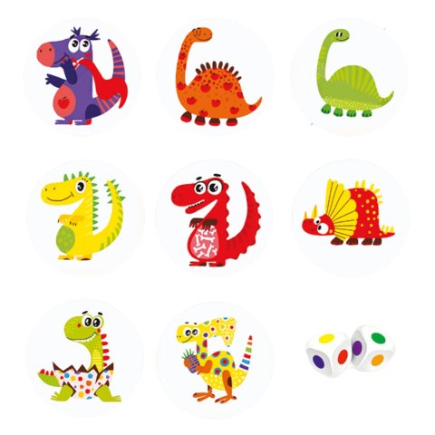 GRY NA SPOSTRZEGAWCZOSC DINOZAURY 300207 DODO GRY NA SPOSTRZEGAWCZOSC DINOZAURY 300207 DODO