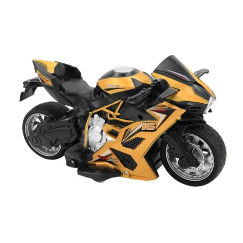 MOTOCYKL ZDALNIE STEROWANY PILOT MOTOCYKLISTA WYŚCIG RC GRUBE OPONY IMPORT PRONICE