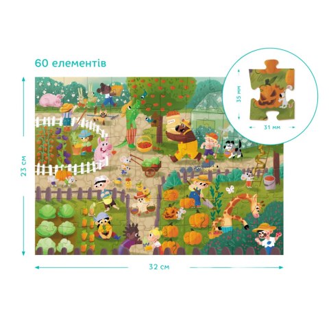 PUZZLE WIMMELPUZZLE LATO NA WSI 60 EL. 300558 DODO