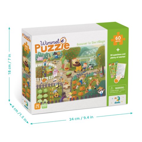 PUZZLE WIMMELPUZZLE LATO NA WSI 60 EL. 300558 DODO