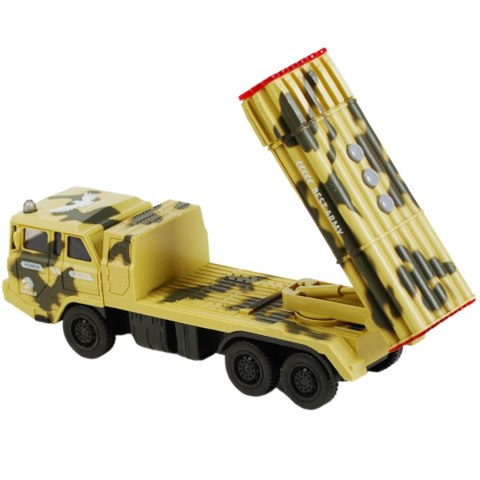 SAMOCHÓD WOJSKOWY WYRZUTNIA RAKIET EFEKTY ŚWIETLNE I DŹWIĘKOWE MILITARIA IMPORT PRONICE