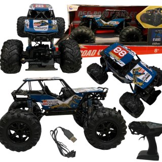 SAMOCHÓD ZDALNIE STEROWANY PILOTEM TERENOWY Z NAPĘDEM NA 4 KOŁA PILOT RC IMPORT PRONICE