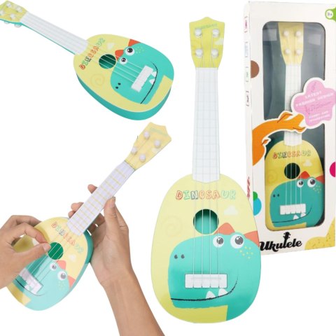 UKULELE GITARA DZIECIĘCA INSTRUMENT MUZYCZNY MIĘKKIE STRUNY MUZYKA IMPORT PRONICE
