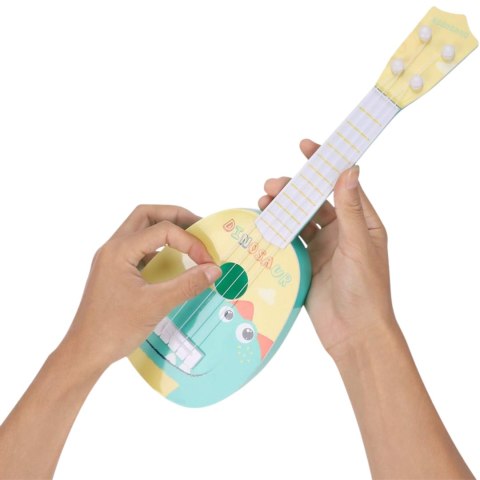 UKULELE GITARA DZIECIĘCA INSTRUMENT MUZYCZNY MIĘKKIE STRUNY MUZYKA IMPORT PRONICE