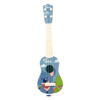 UKULELE GITARA DZIECIĘCA INSTRUMENT MUZYCZNY MIĘKKIE STRUNY MUZYKA IMPORT PRONICE