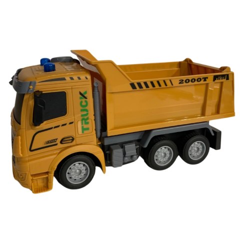 WYWROTKA ZDALNIE STEROWANA EFEKTY ŚWIETLNE POJAZD BUDOWLANY PILOT RC IMPORT PRONICE