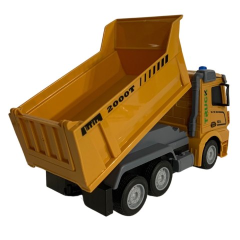 WYWROTKA ZDALNIE STEROWANA EFEKTY ŚWIETLNE POJAZD BUDOWLANY PILOT RC IMPORT PRONICE