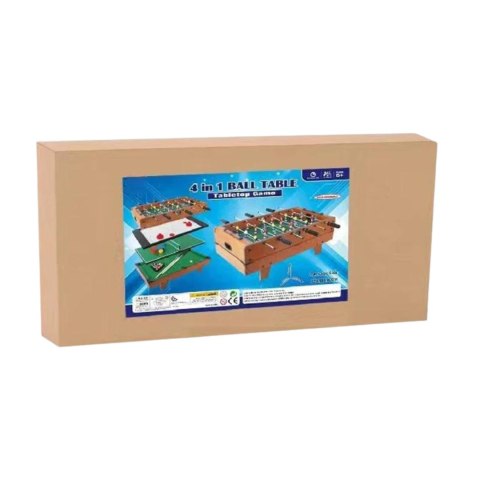 ZESTAW DO GRY 4W1 PIŁKARZYKI HOKEJ CYMBERGAJ PING PONG BILARD STÓŁ SKŁADANY IMPORT PRONICE ZESTAW DO GRY 4W1 PIŁKARZYKI HOKEJ CYMBERGAJ PING PONG BILARD STÓŁ SKŁADANY IMPORT PRONICE