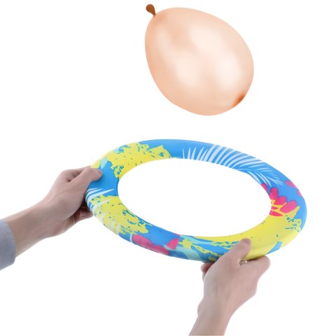 ZESTAW GRA W RZUCANIE ODBIJANIE PIŁECZKĄ BALONAMI 2 RAKIETKI Z SIATKĄ IMPORT PRONICE