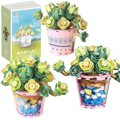 ZESTAW KLOCKI KWIATY W DONICZCE 3D DWUSTRONNA DONICZKA KRAJOBRAZ RYBKA IMPORT PRONICE ZESTAW KLOCKI KWIATY W DONICZCE 3D DWUSTRONNA DONICZKA KRAJOBRAZ RYBKA IMPORT PRONICE